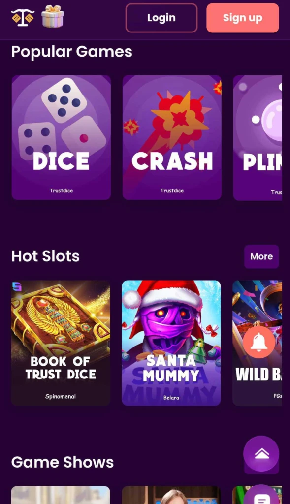 Trustdice - No KYC Casino in Canada 2026